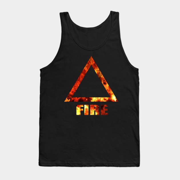 Hermetic Fire Tank Top by MercurialMerch